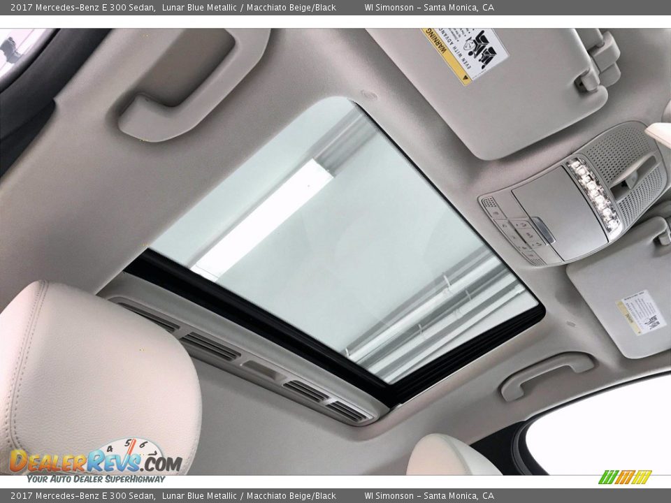2017 Mercedes-Benz E 300 Sedan Lunar Blue Metallic / Macchiato Beige/Black Photo #29