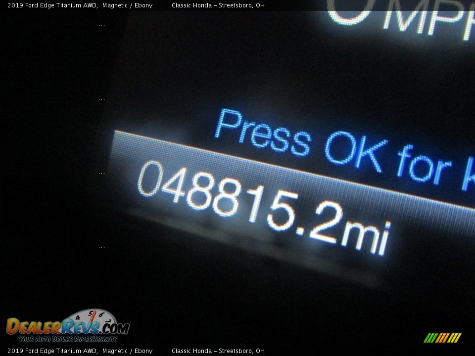 2019 Ford Edge Titanium AWD Magnetic / Ebony Photo #31