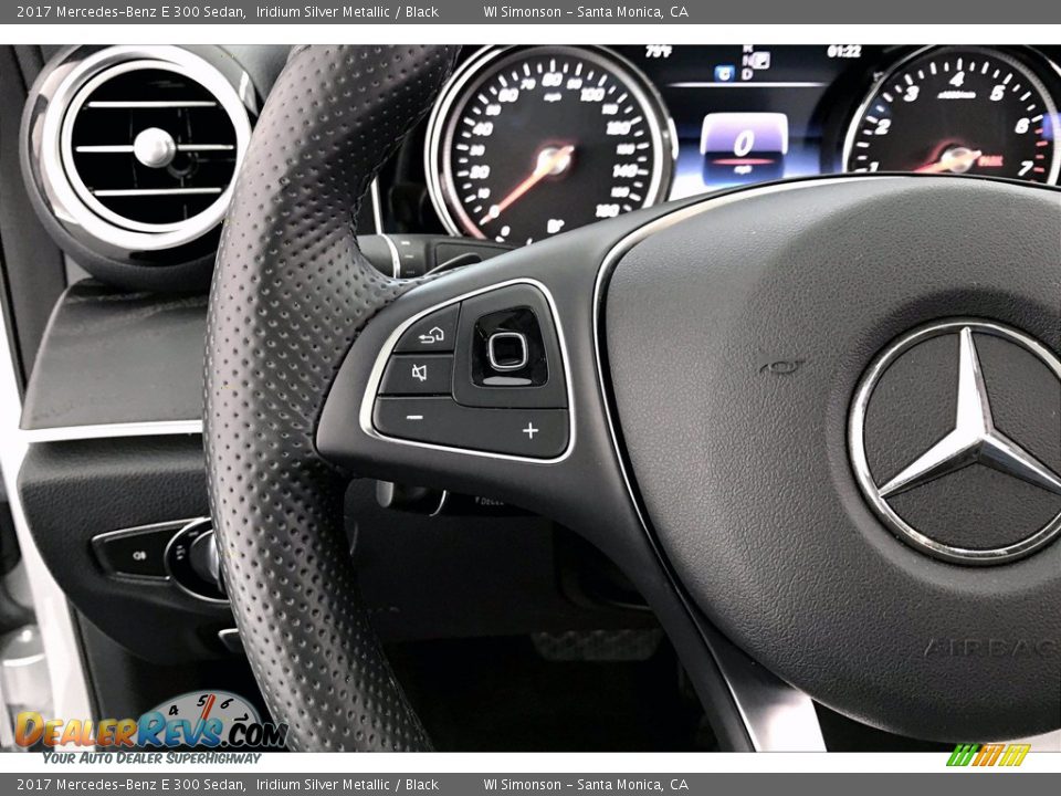 2017 Mercedes-Benz E 300 Sedan Iridium Silver Metallic / Black Photo #18