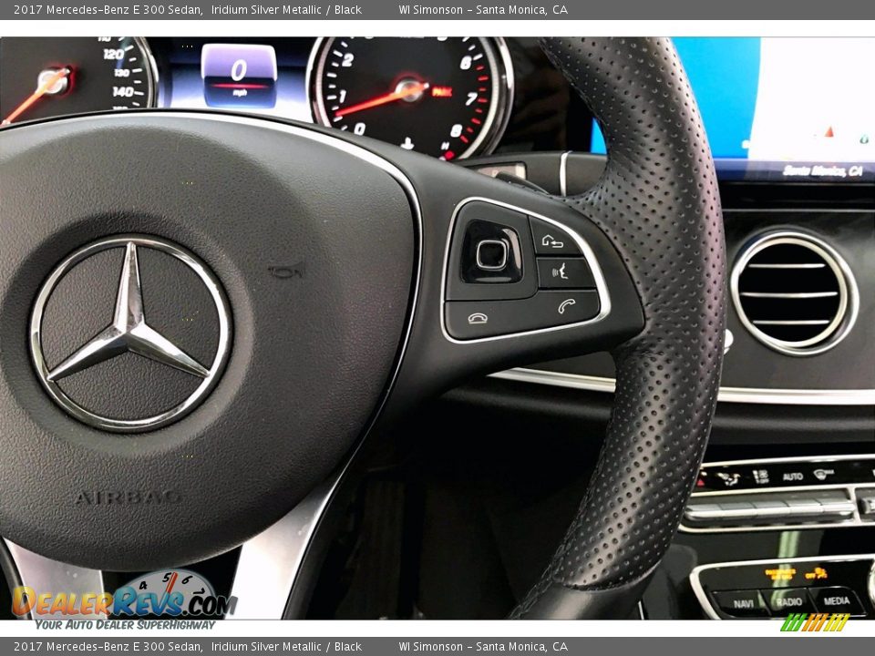 2017 Mercedes-Benz E 300 Sedan Iridium Silver Metallic / Black Photo #19