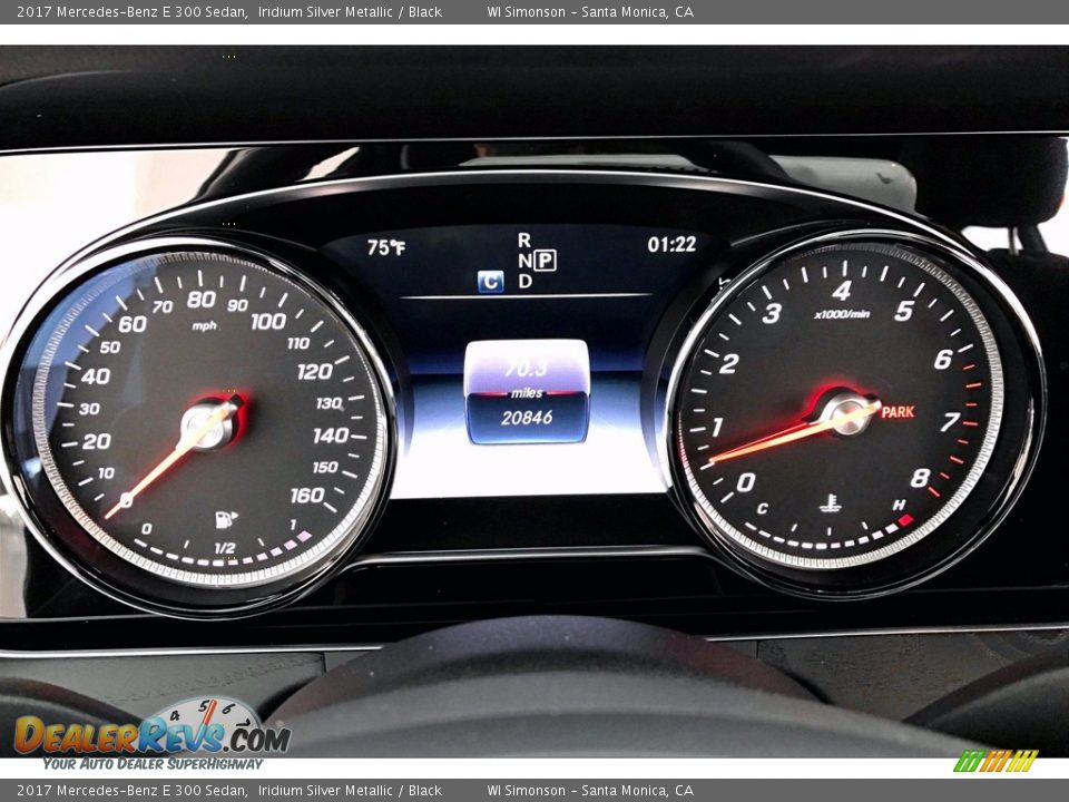 2017 Mercedes-Benz E 300 Sedan Iridium Silver Metallic / Black Photo #20