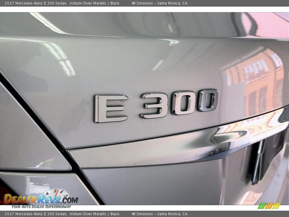 2017 Mercedes-Benz E 300 Sedan Iridium Silver Metallic / Black Photo #27