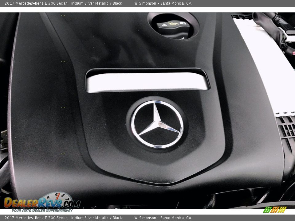 2017 Mercedes-Benz E 300 Sedan Iridium Silver Metallic / Black Photo #31