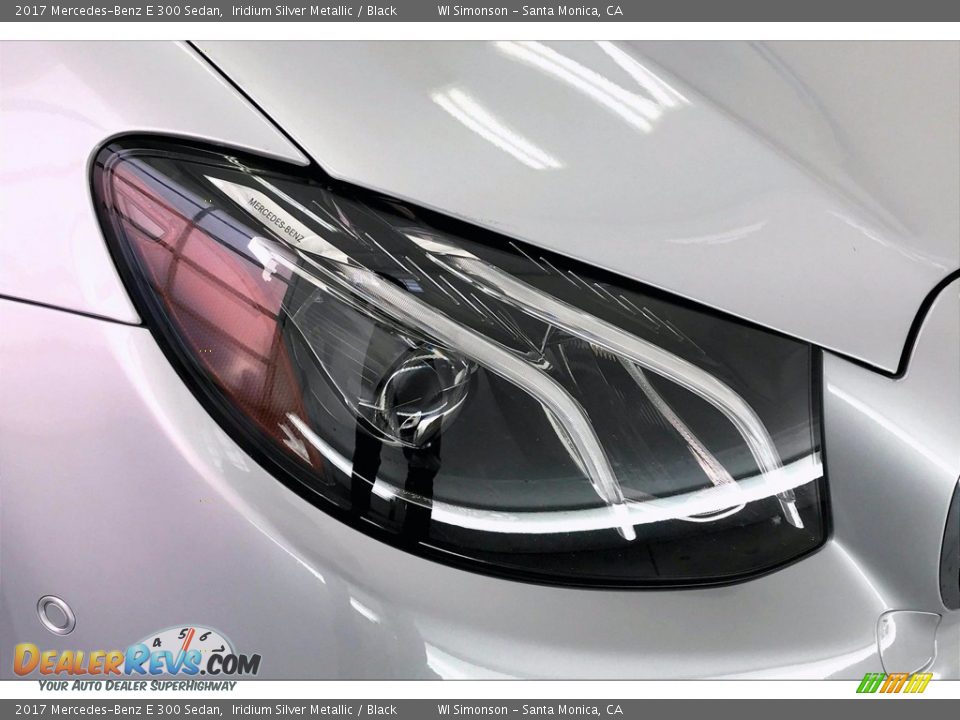 2017 Mercedes-Benz E 300 Sedan Iridium Silver Metallic / Black Photo #32