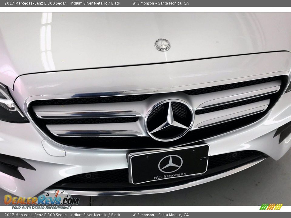 2017 Mercedes-Benz E 300 Sedan Iridium Silver Metallic / Black Photo #33