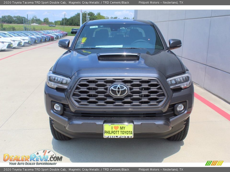 2020 Toyota Tacoma TRD Sport Double Cab Magnetic Gray Metallic / TRD Cement/Black Photo #3