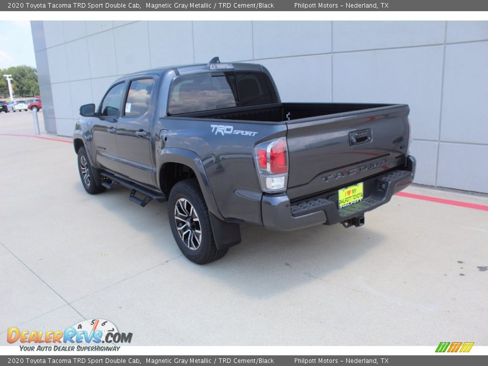 2020 Toyota Tacoma TRD Sport Double Cab Magnetic Gray Metallic / TRD Cement/Black Photo #6