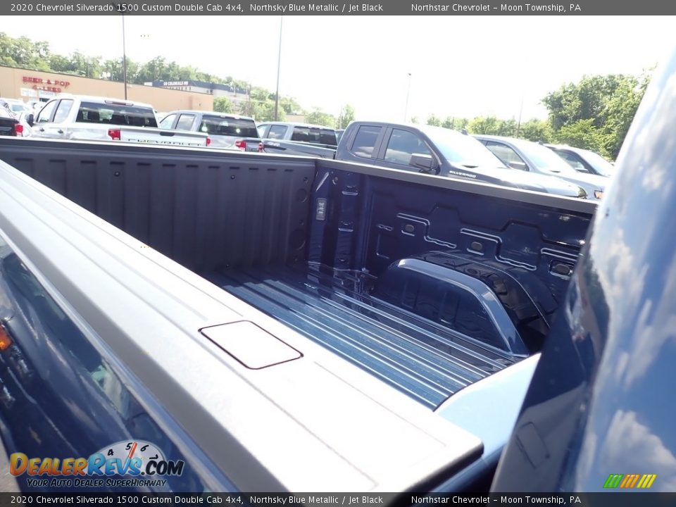 2020 Chevrolet Silverado 1500 Custom Double Cab 4x4 Northsky Blue Metallic / Jet Black Photo #12