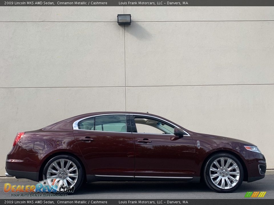 2009 Lincoln MKS AWD Sedan Cinnamon Metallic / Cashmere Photo #5