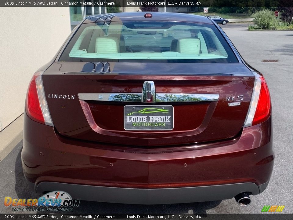 2009 Lincoln MKS AWD Sedan Cinnamon Metallic / Cashmere Photo #8