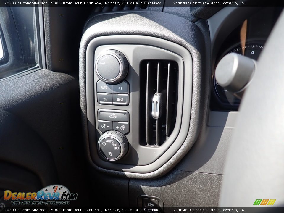 2020 Chevrolet Silverado 1500 Custom Double Cab 4x4 Northsky Blue Metallic / Jet Black Photo #19