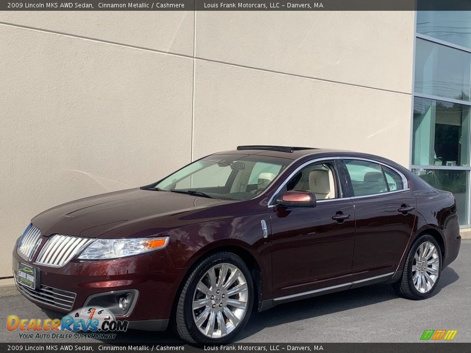 2009 Lincoln MKS AWD Sedan Cinnamon Metallic / Cashmere Photo #16