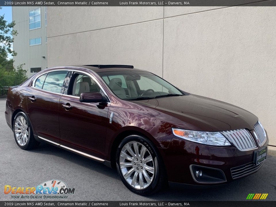 2009 Lincoln MKS AWD Sedan Cinnamon Metallic / Cashmere Photo #17