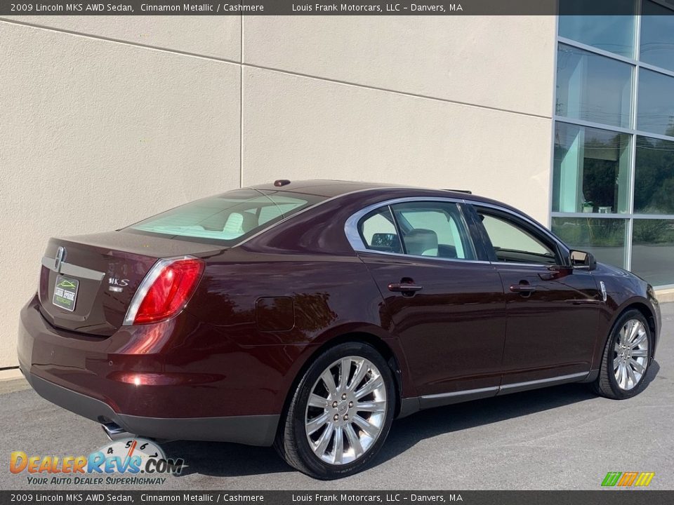 2009 Lincoln MKS AWD Sedan Cinnamon Metallic / Cashmere Photo #19