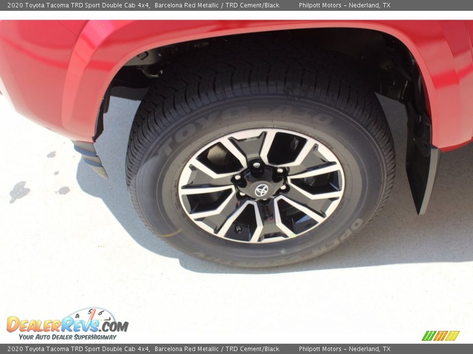 2020 Toyota Tacoma TRD Sport Double Cab 4x4 Barcelona Red Metallic / TRD Cement/Black Photo #5