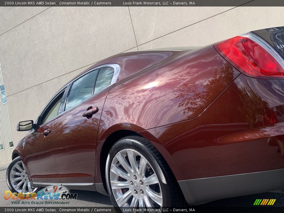 2009 Lincoln MKS AWD Sedan Cinnamon Metallic / Cashmere Photo #21
