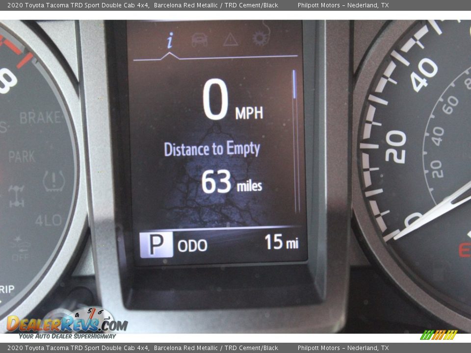 2020 Toyota Tacoma TRD Sport Double Cab 4x4 Barcelona Red Metallic / TRD Cement/Black Photo #14