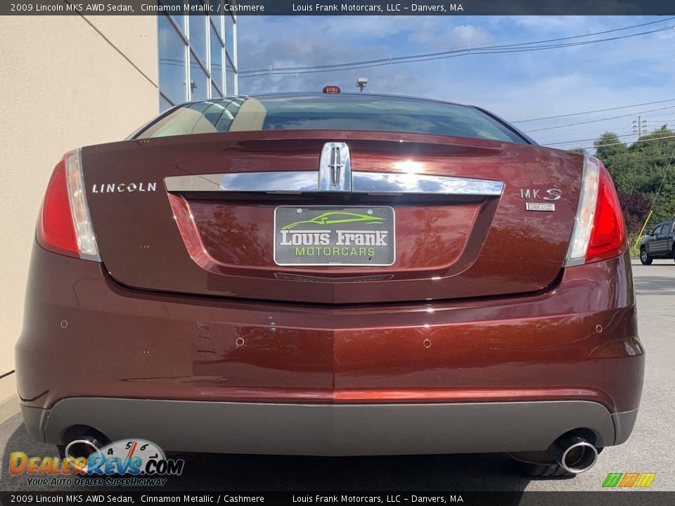 2009 Lincoln MKS AWD Sedan Cinnamon Metallic / Cashmere Photo #28