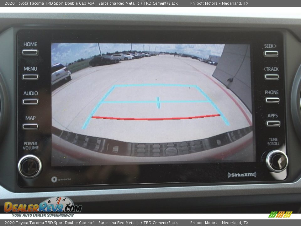 2020 Toyota Tacoma TRD Sport Double Cab 4x4 Barcelona Red Metallic / TRD Cement/Black Photo #18