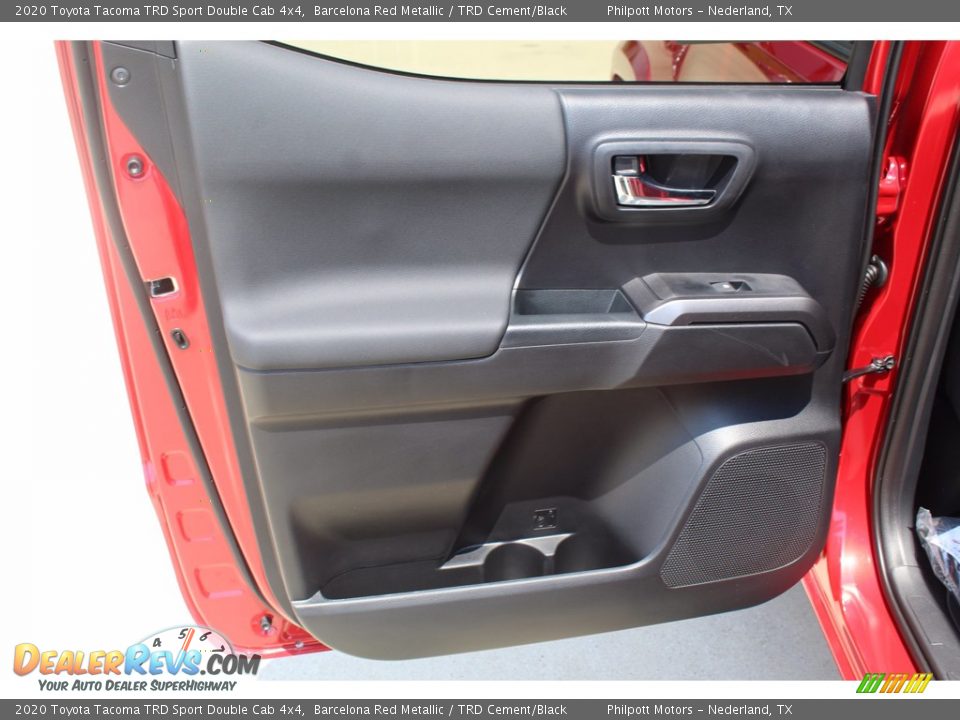 2020 Toyota Tacoma TRD Sport Double Cab 4x4 Barcelona Red Metallic / TRD Cement/Black Photo #19