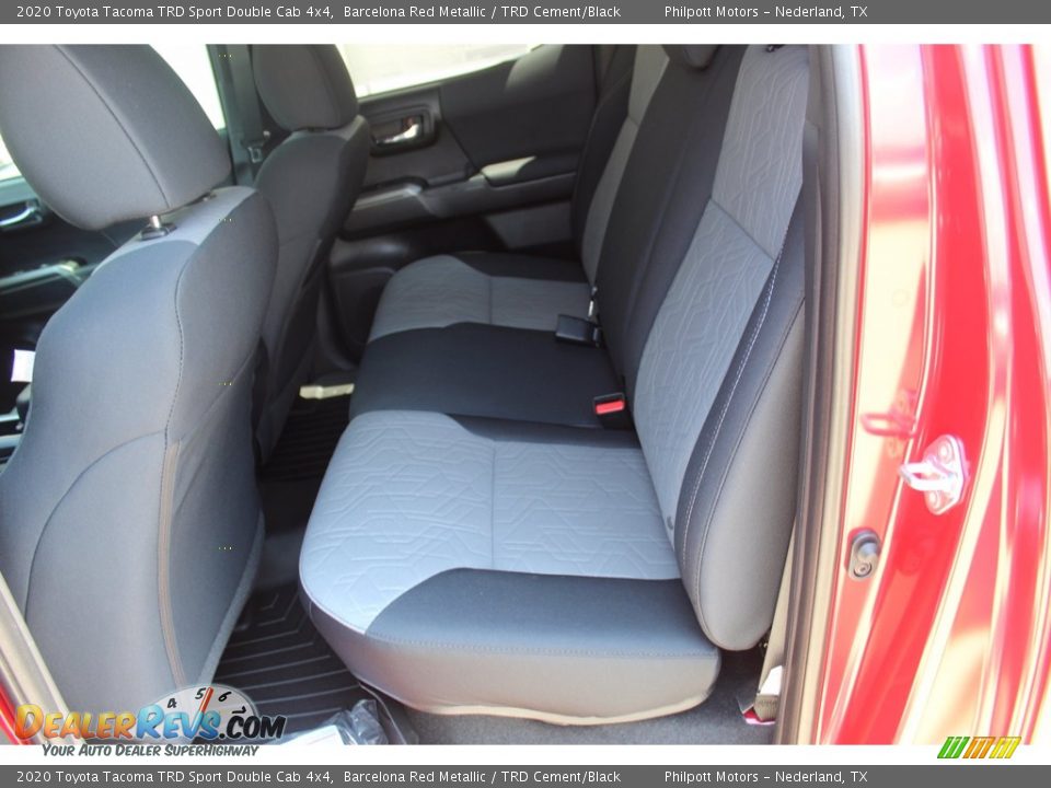 2020 Toyota Tacoma TRD Sport Double Cab 4x4 Barcelona Red Metallic / TRD Cement/Black Photo #20