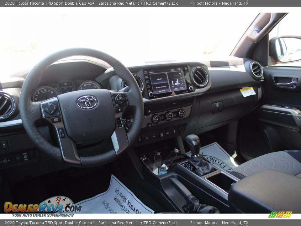 2020 Toyota Tacoma TRD Sport Double Cab 4x4 Barcelona Red Metallic / TRD Cement/Black Photo #21