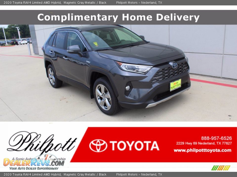 2020 Toyota RAV4 Limited AWD Hybrid Magnetic Gray Metallic / Black Photo #1