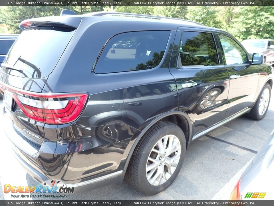 2015 Dodge Durango Citadel AWD Brilliant Black Crystal Pearl / Black Photo #3