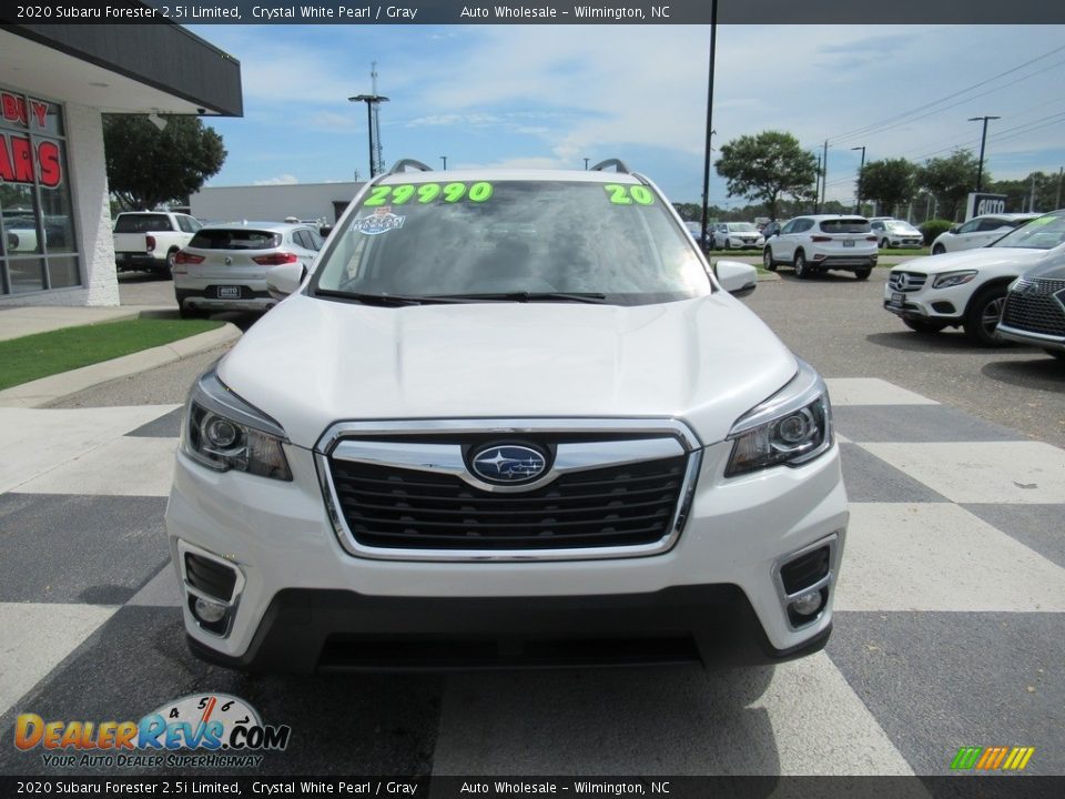 2020 Subaru Forester 2.5i Limited Crystal White Pearl / Gray Photo #2