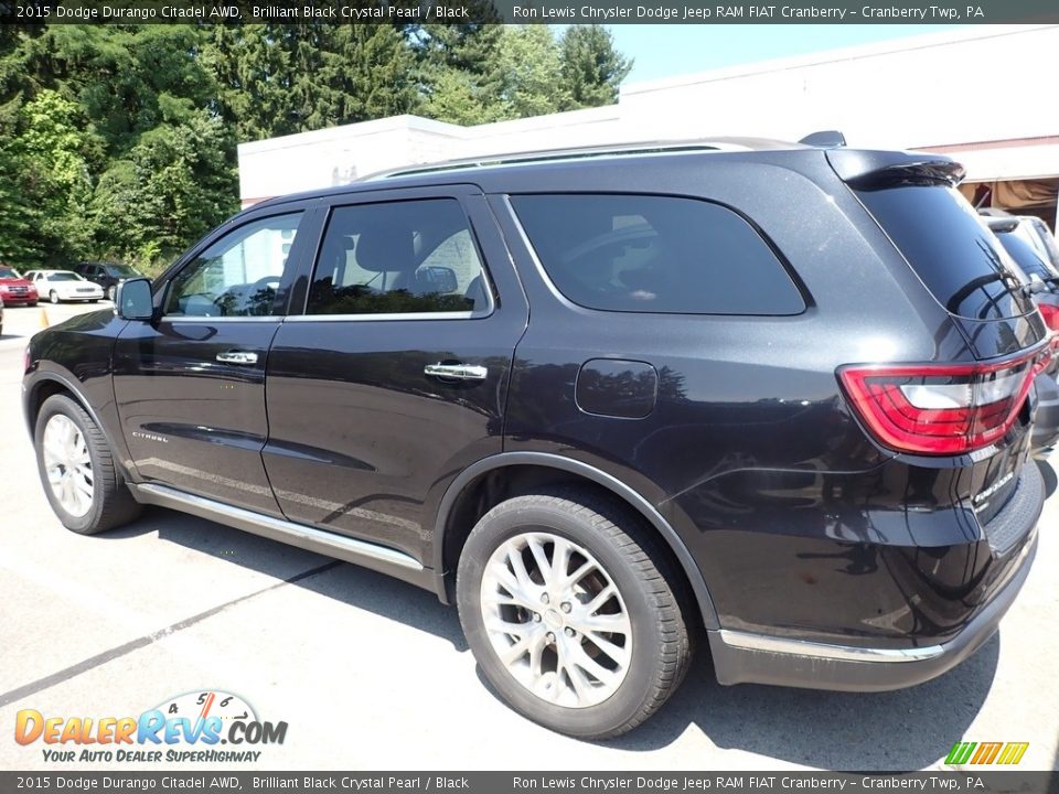 2015 Dodge Durango Citadel AWD Brilliant Black Crystal Pearl / Black Photo #4