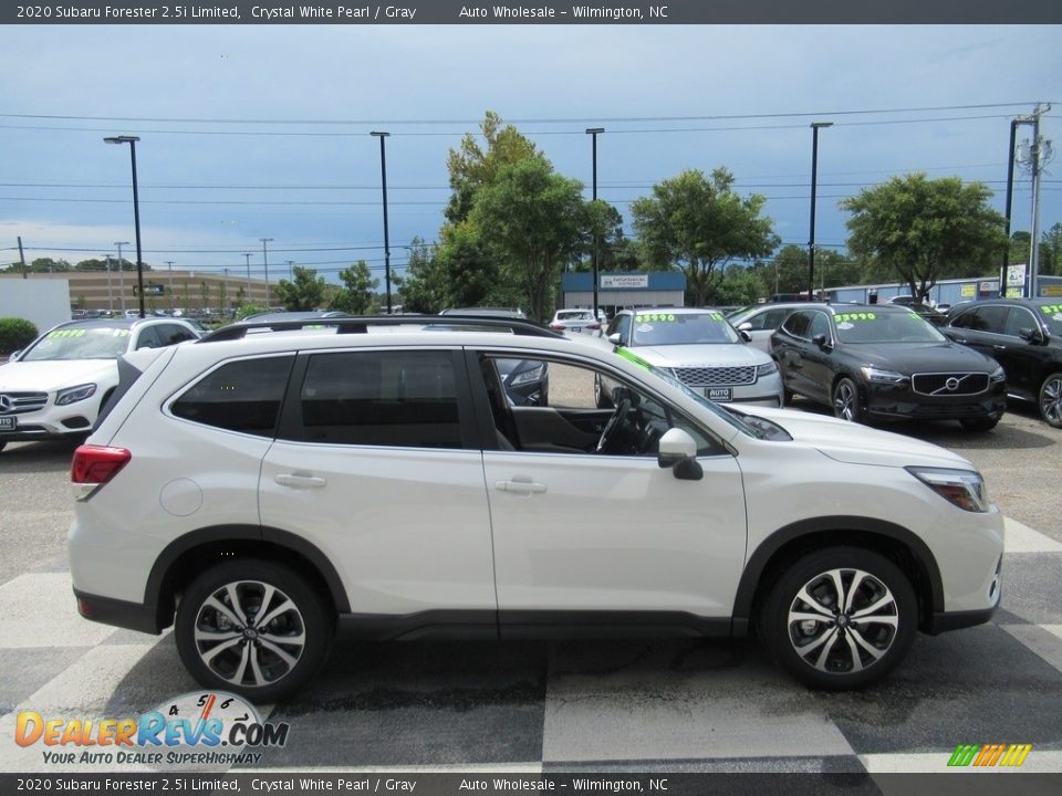 2020 Subaru Forester 2.5i Limited Crystal White Pearl / Gray Photo #3
