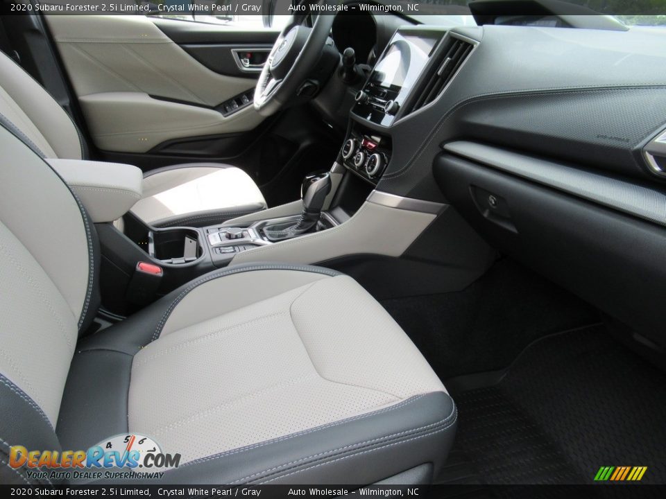 2020 Subaru Forester 2.5i Limited Crystal White Pearl / Gray Photo #12