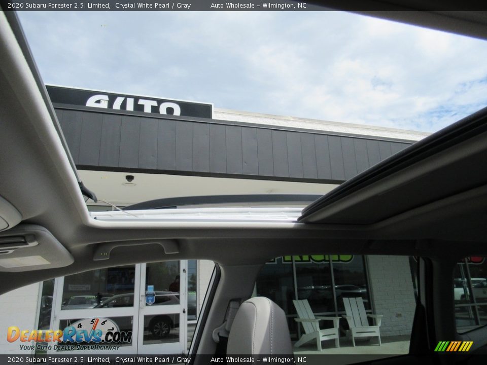 2020 Subaru Forester 2.5i Limited Crystal White Pearl / Gray Photo #14