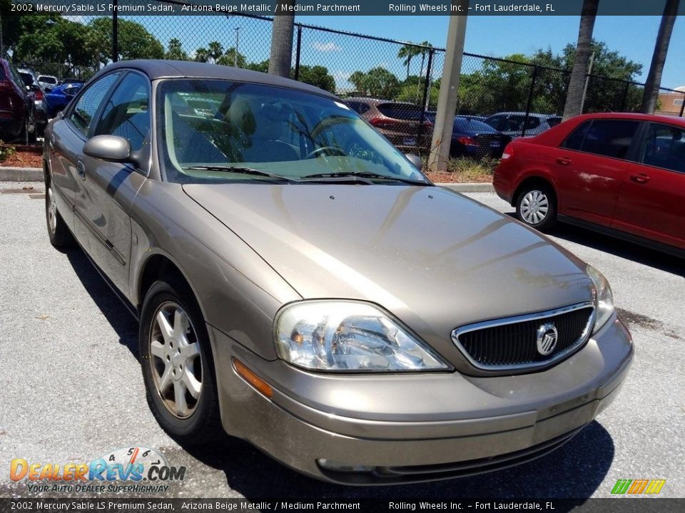 2002 Mercury Sable LS Premium Sedan Arizona Beige Metallic / Medium Parchment Photo #1