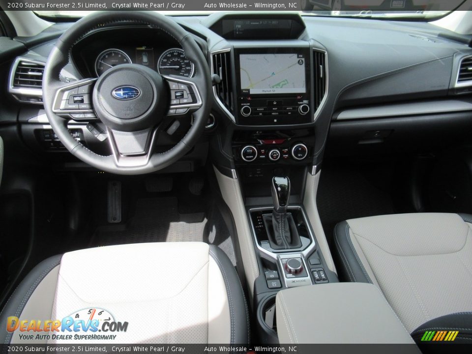2020 Subaru Forester 2.5i Limited Crystal White Pearl / Gray Photo #15