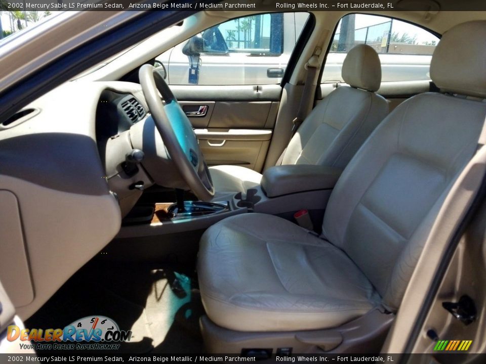 2002 Mercury Sable LS Premium Sedan Arizona Beige Metallic / Medium Parchment Photo #5