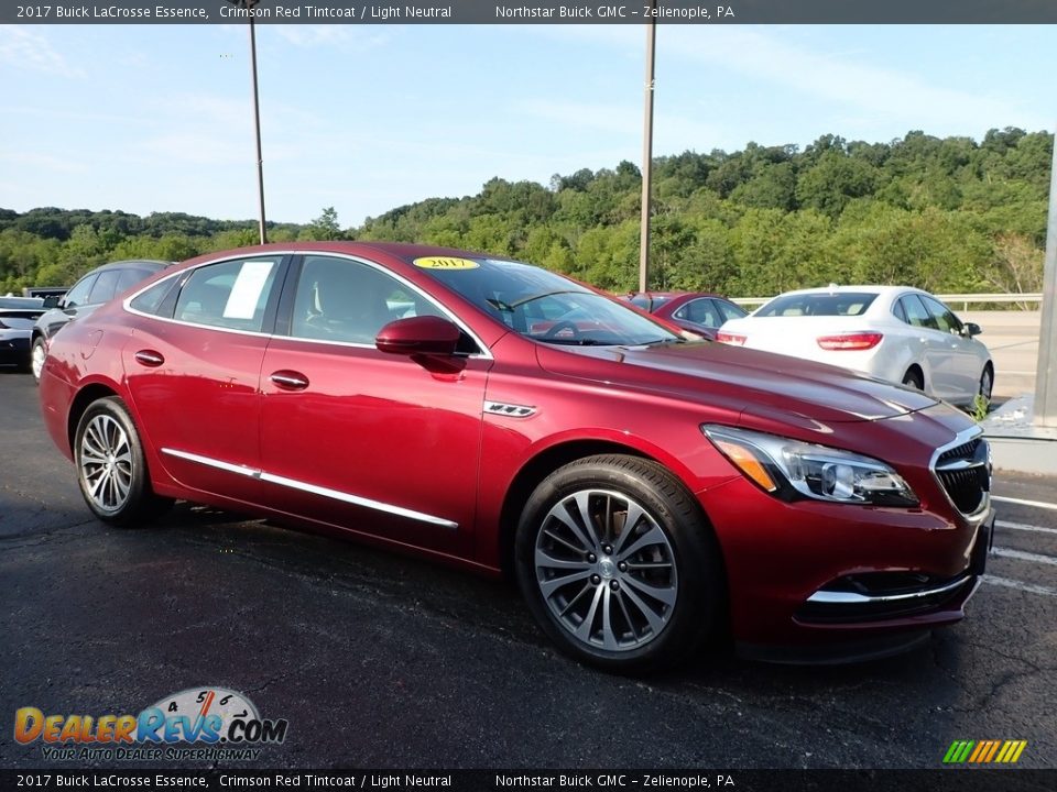 2017 Buick LaCrosse Essence Crimson Red Tintcoat / Light Neutral Photo #4