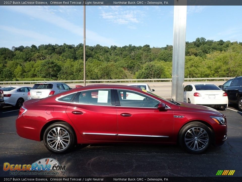 2017 Buick LaCrosse Essence Crimson Red Tintcoat / Light Neutral Photo #5