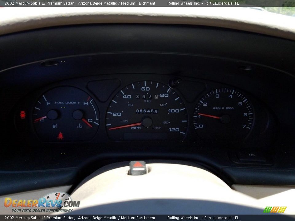 2002 Mercury Sable LS Premium Sedan Arizona Beige Metallic / Medium Parchment Photo #10