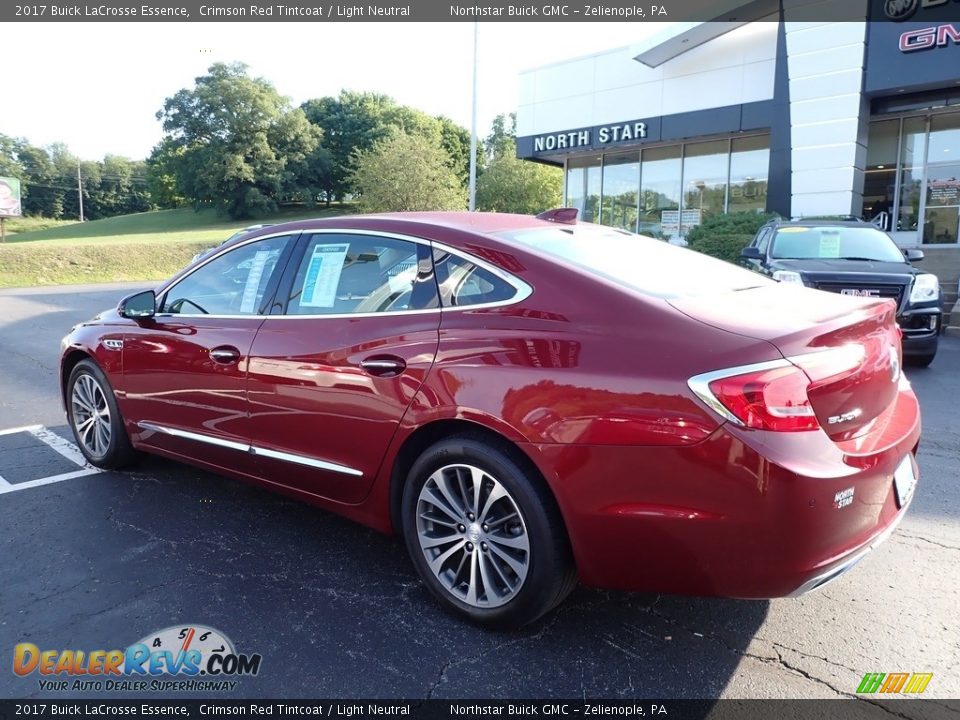 2017 Buick LaCrosse Essence Crimson Red Tintcoat / Light Neutral Photo #13