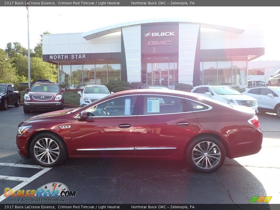 2017 Buick LaCrosse Essence Crimson Red Tintcoat / Light Neutral Photo #14