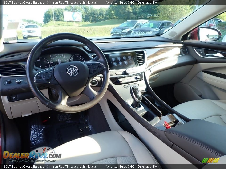 2017 Buick LaCrosse Essence Crimson Red Tintcoat / Light Neutral Photo #20