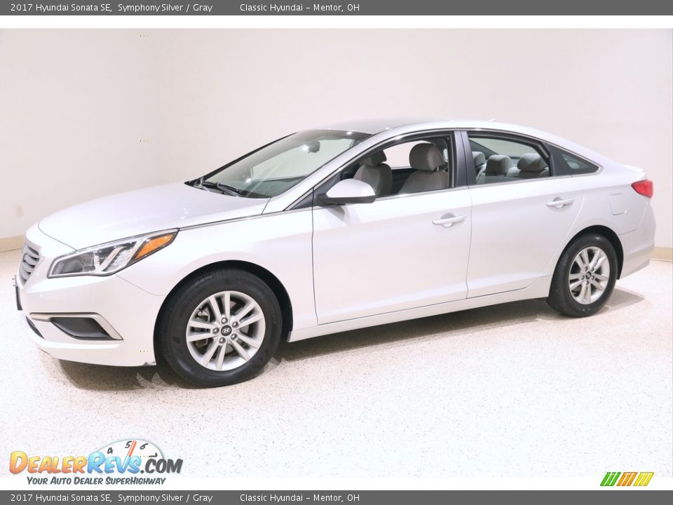 2017 Hyundai Sonata SE Symphony Silver / Gray Photo #3