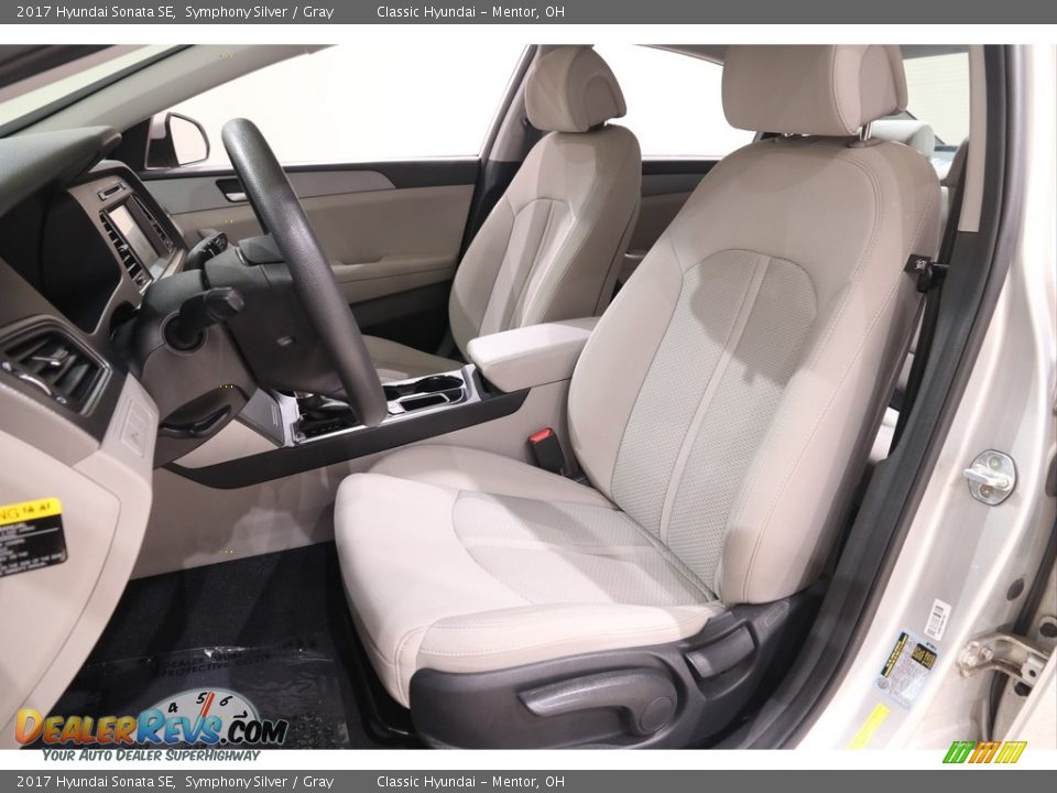 2017 Hyundai Sonata SE Symphony Silver / Gray Photo #5