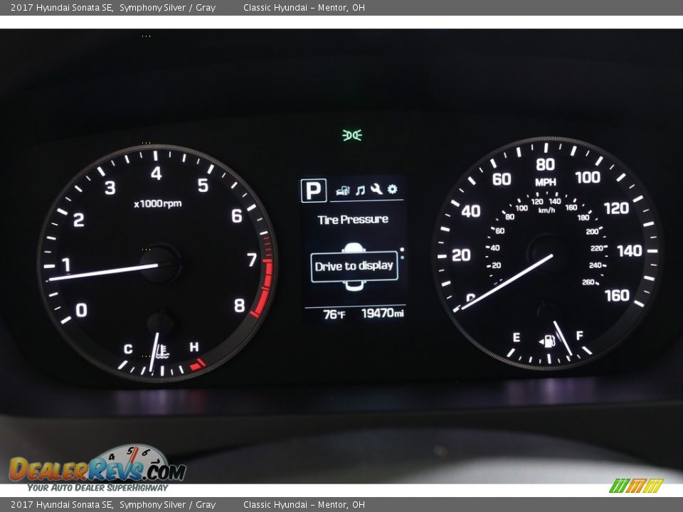 2017 Hyundai Sonata SE Symphony Silver / Gray Photo #8