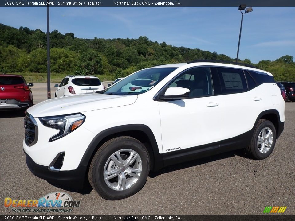 2020 GMC Terrain SLE AWD Summit White / Jet Black Photo #1