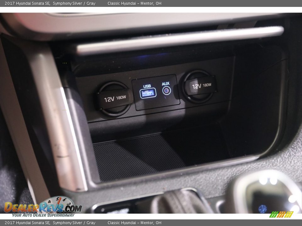 2017 Hyundai Sonata SE Symphony Silver / Gray Photo #13