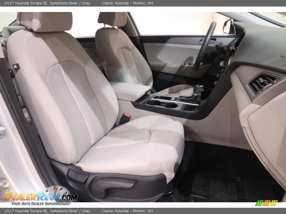 2017 Hyundai Sonata SE Symphony Silver / Gray Photo #14