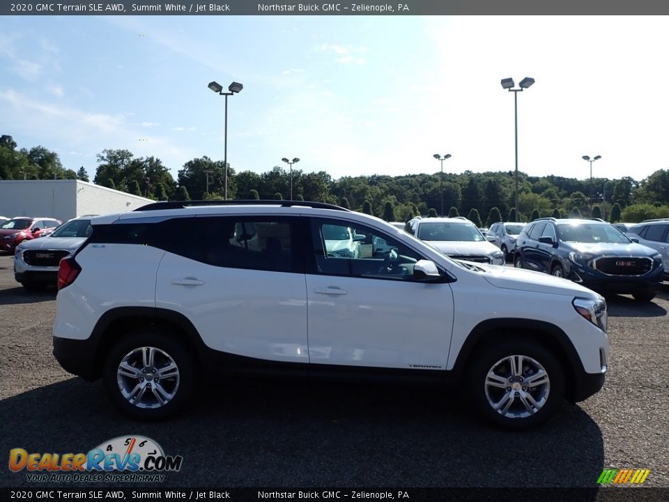 2020 GMC Terrain SLE AWD Summit White / Jet Black Photo #4