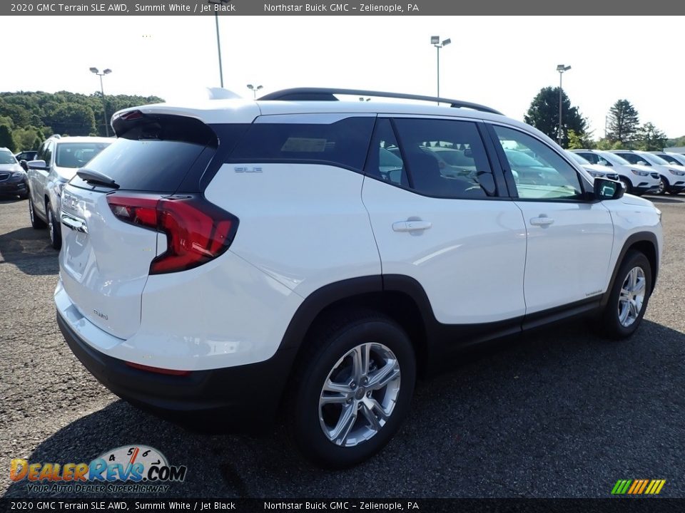 2020 GMC Terrain SLE AWD Summit White / Jet Black Photo #5